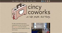 Desktop Screenshot of cincycoworks.com